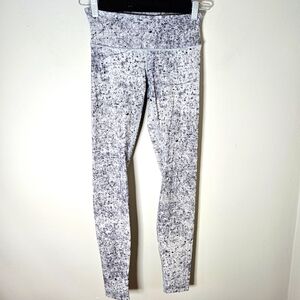 Lululemon Wunder Under Tight Tights Leggings 29" Antiqued Alpine White Multi 4